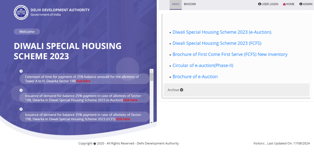 Register for DDA Sasta Ghar Housing Scheme Step By Step